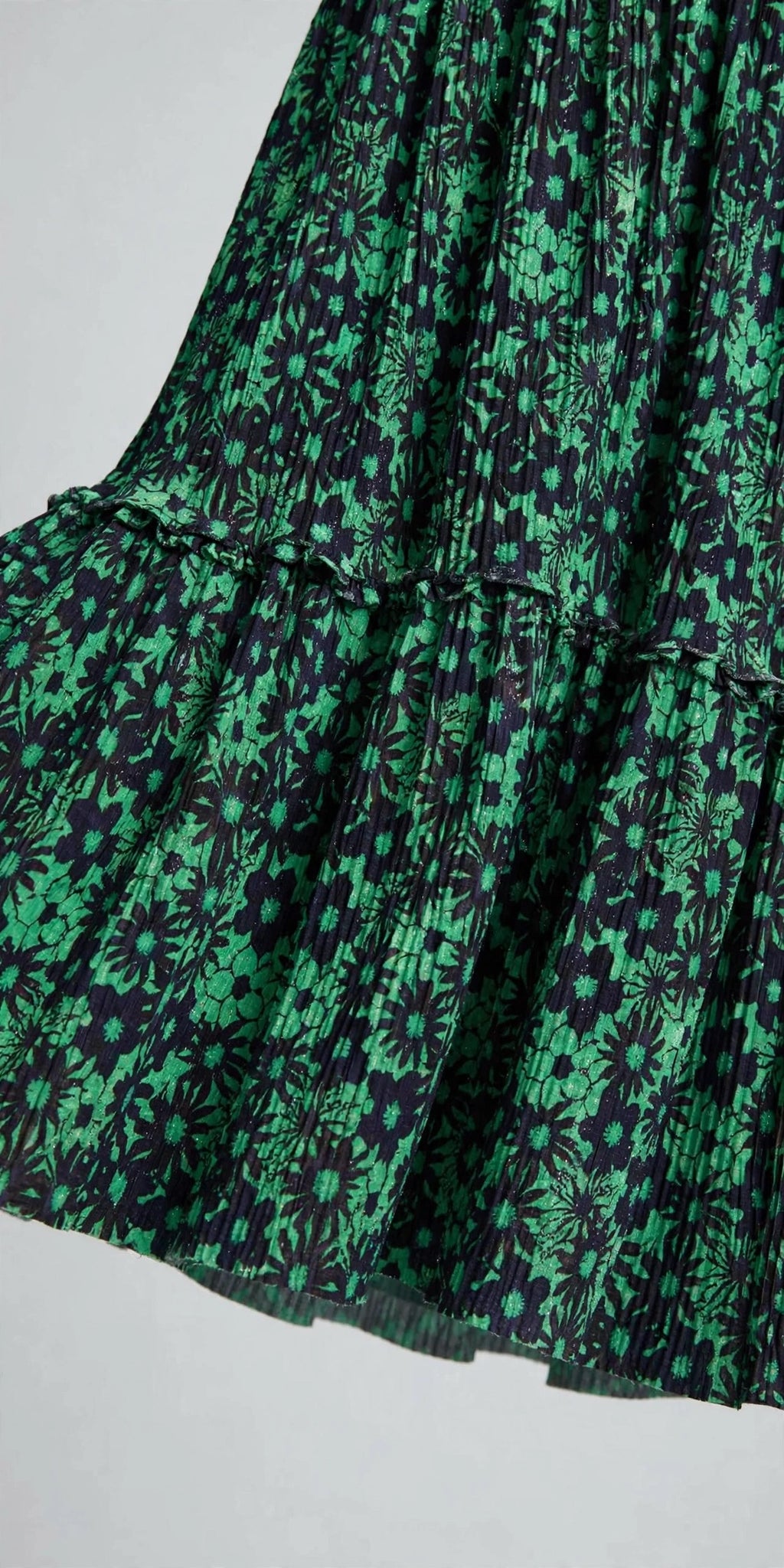 ZARA GREEN FLORAL DRESS