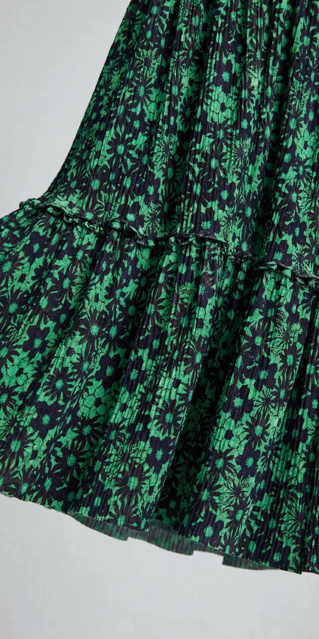 ZARA GREEN FLORAL DRESS
