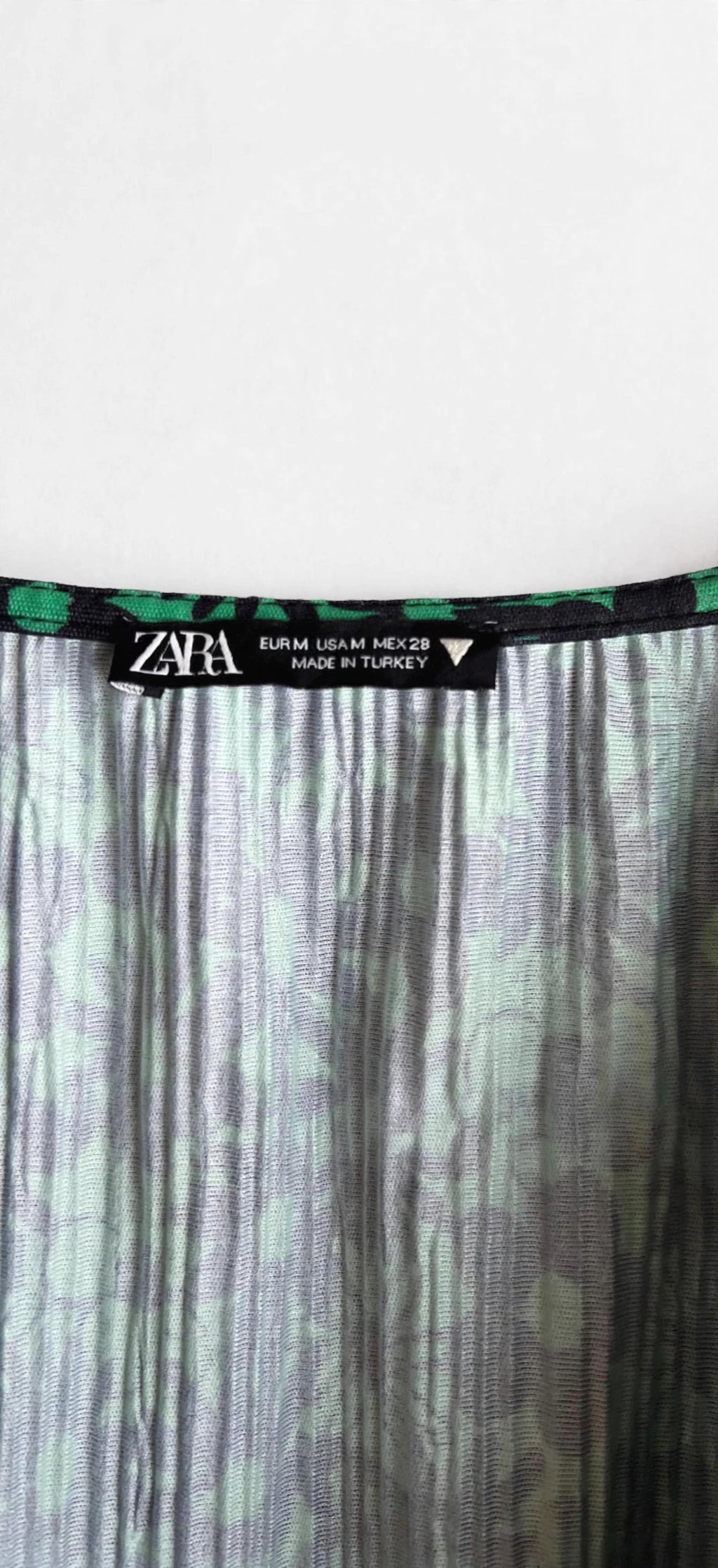 ZARA GREEN FLORAL DRESS